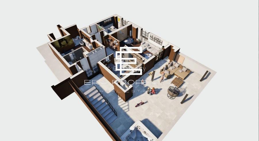 PENTHOUSE 3 CAMERE – 91 mp + 2 TERASE 191 mp | LA CHEIE | Calea Surii Mici - 1