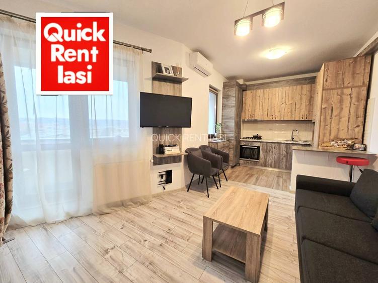 Pacurari Concept Residence Bloc Nou Apartament 2Camere Open Space Modern - 3