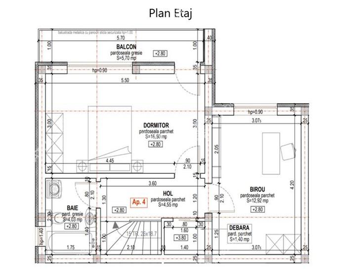 Casa cu 3 camere 2 bai si curte de 170 mp zona Calea Cisnadiei Sibiu - 10
