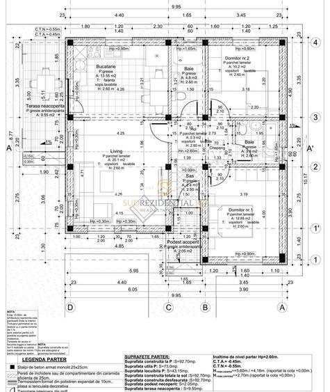 Casa individuala cu 3 camere si teren generos - Comuna Berceni, Ilfov - 1