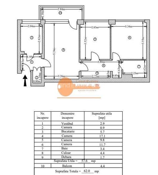 Apartament 3 camere – Bucur Obor - 9