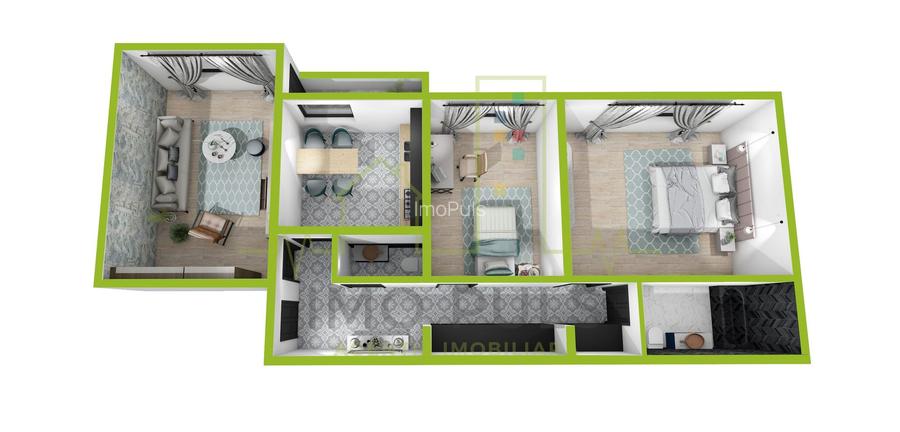 Steaua langa Shoping City. 2 Bai. Decomandat - 8