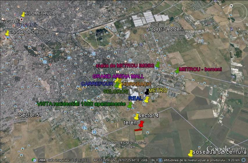 PROPRIETAR vand teren - sect 4 - METRO BERCENI / JILAVA