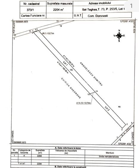 Domnesti Sos Caragea Voda Intravilan Mixt Stradal Statie STB Vanzare Teren - 6