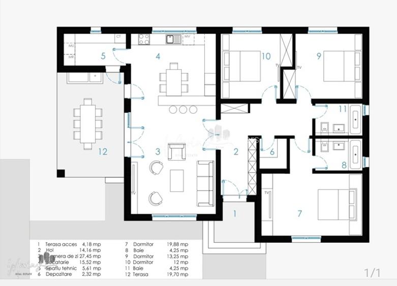 Casă nouă parter, 142 mp utili, teren 750 mp, exterior finalizat, Ghermănești - 10