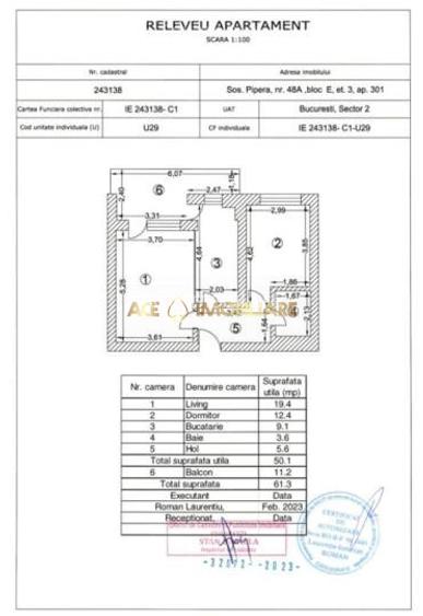 2 Camere | Aviatiei | Metrou | Parcare Subterana | Nusco City | Promenada - 16