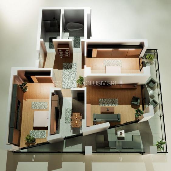 Tomis Nord - Vanzare apartament decomandat cu 3 camere, bloc nou. - 5