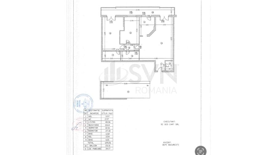 REA1025701 3 camere PREMIUM Sos Nordului Mobila Utilat NOU Loc Parcare - 23