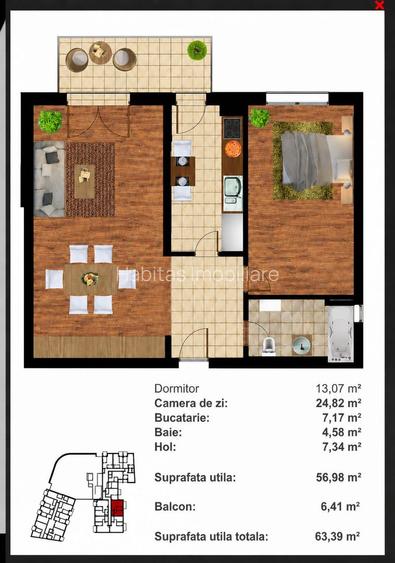 Apartament 2 camere, decomandat, bloc nou, la cheie, zona NTT Data - 4