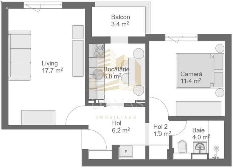 Apartament modern 2 camere decomandat | Titulescu - 7