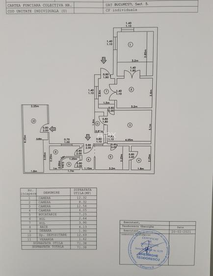 Casa locuibila imediat, centrala gaz, teren si curte proprie – zona buna - birou - 10