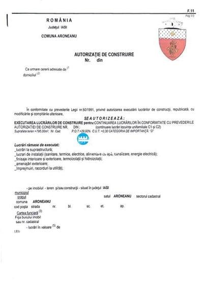 Teren cu autorizatie de vanzare in Iasi, zona Aroneanu - 6