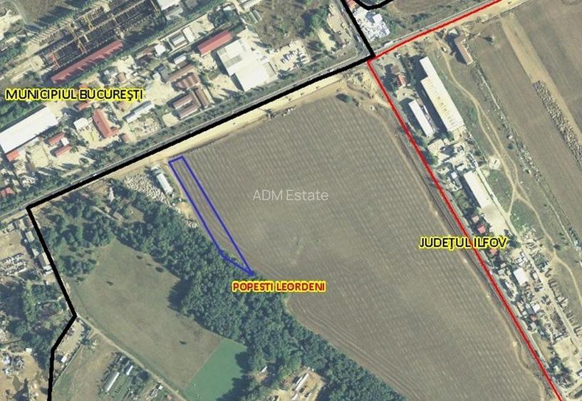 Popesti Leordeni - Teren intravilan - Intersectie DNCB / Soseaua Berceni - 5