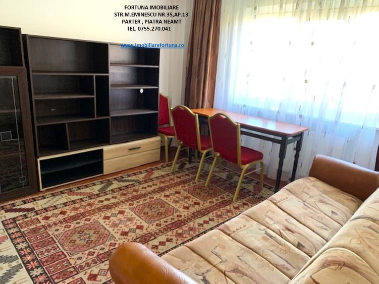 Apartament 2 camere, loc de parcare, zona Centrala-Inspectoratul Scolar- P.Nt.