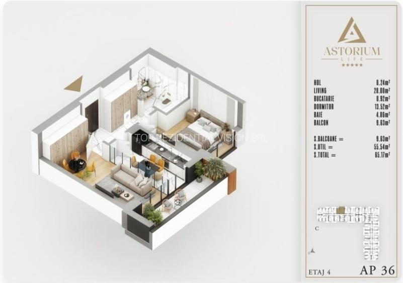 2 CAMERE/ PARC SI TRANSPORT STB / ASTORIUM LIFE / COMISION 0! - 2