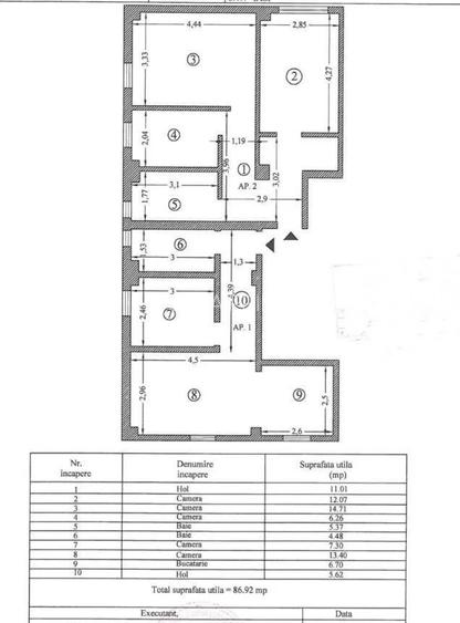 Apartament 4 camere decomandat CUG-BRD, bloc 2015 - 11