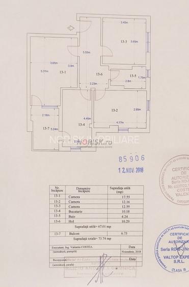 IMPECABIL 3 Camere Ozana-Pallady I 74 MP I MOBILAT I PARCARE Subterana - 23