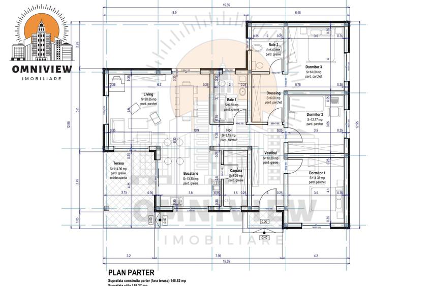 Fără comision (0%) + TVA inclus -Casă modernă parter cu suită matrimoniala-Izvor - 6