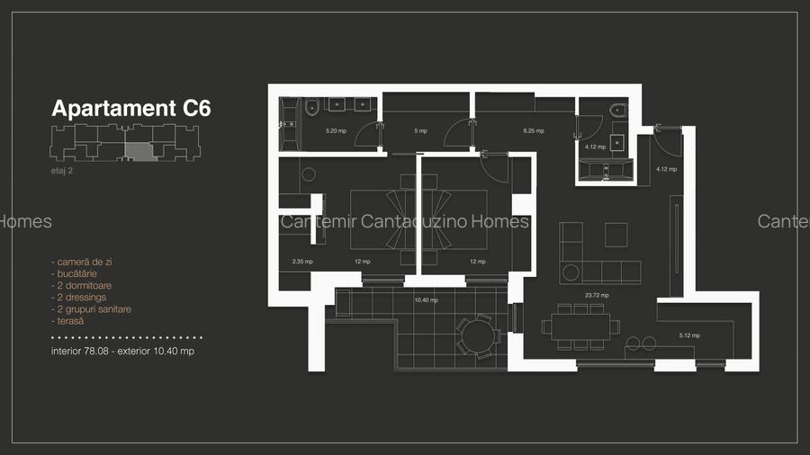 5 Apartamente noi cu 2 camere in proiectul www.cchomes.ro Iancu Nicolae/Pipera - 4