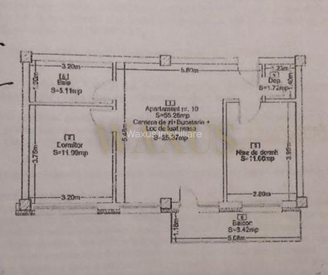 Apartament cu 3 camere + 2 bai, Floresti - 6