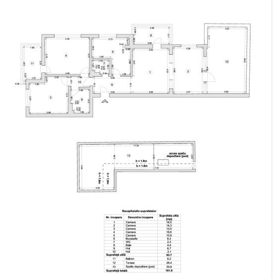Apartament 5 camere Drumul Valea Doftanei, 10 min metrou Valea Ialomitei - 2