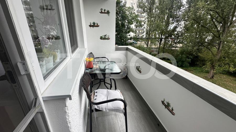 Apartament  de inchiriat 2 camere cu balcon zona Rahovei Sibiu - 9