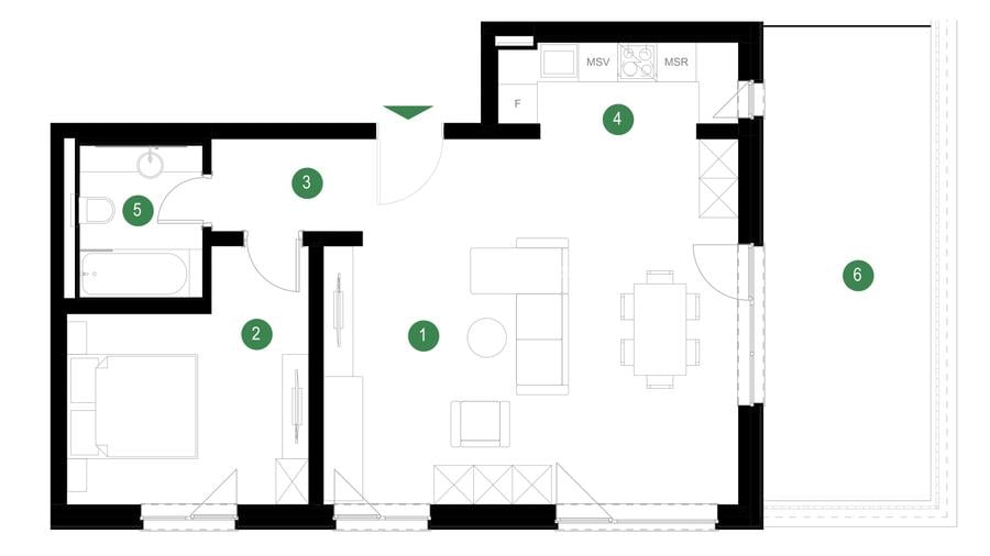 Apartament 2 camere Pipera | Finalizat | Lângă Pădurea Băneasa - OGIS și AISB - 1