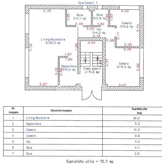 Apartament luminos, ideal locuință sau birou ,parter, 2 locuri parcare - 16