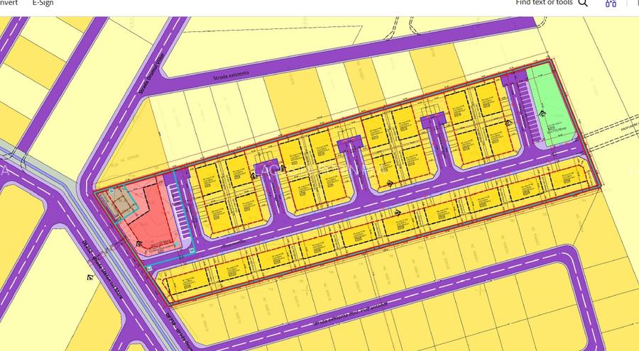 Otopeni - Penny Odai, PUZ aprobat, zona mixta,, 26 vile + 1900 mp birouri - 3