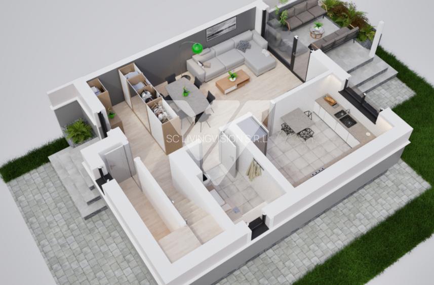 Casa 4 camere tip duplex si teren 300 mp - Sura Mica Sibiu - 6