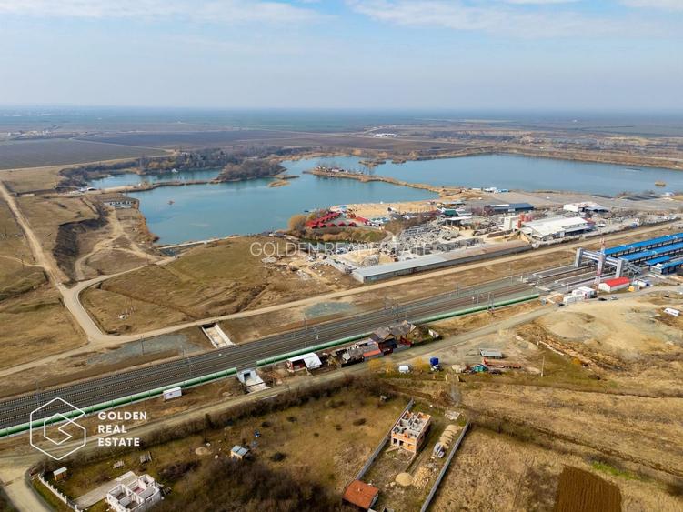 Litoralul vestului, 1000 mp,deschidere la lac, Ghioroc - 3