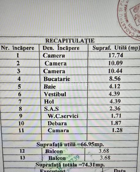3 Camere Decomandat Et.7/10 Metrou Pacii - 13