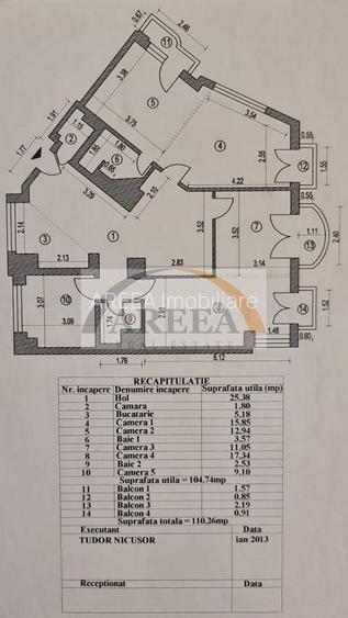 RAR SI  ELEGANT - UNIRII FANTANI - 5 camere de vanzare - 8