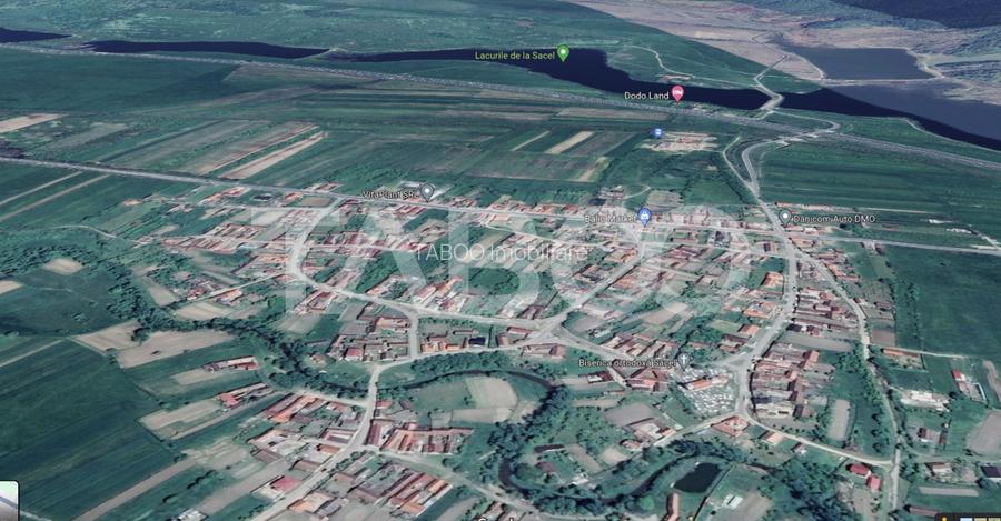 Teren de vanzare intravilan 3000mp cu utilitati si prioect  in Sacel - 2