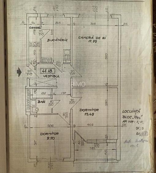 Apartament cu trei camere, Brancoveanu, 130.000€ - 14