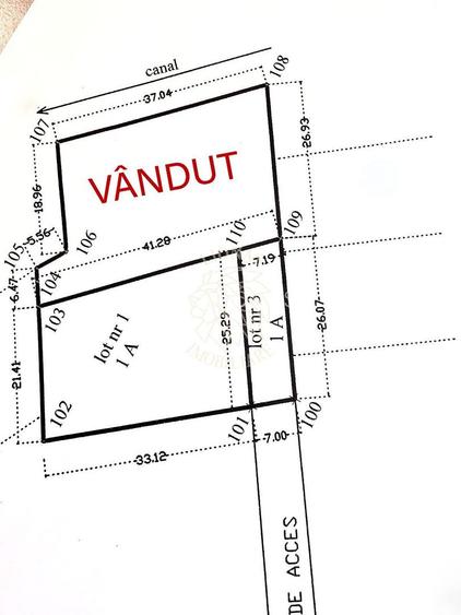 Teren intravilan 776 mp cu utilitati-ideal casa- Zona Aerodromului - 2