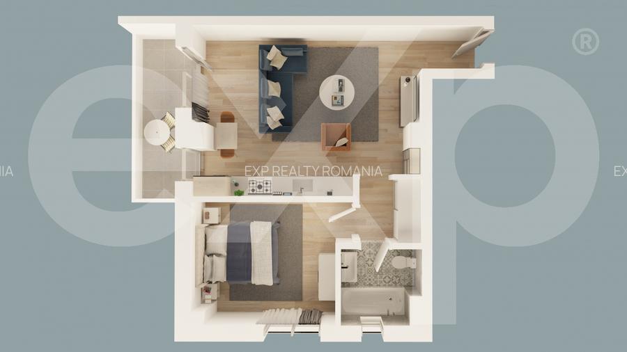 Apartament 2 camere in Mioveni | Bloc Nou | Comision 0% - 2