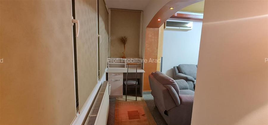 Apartament 2 camere amenajat-mobilat modern la cheie, et.1, central Podgoria- Zo - 11
