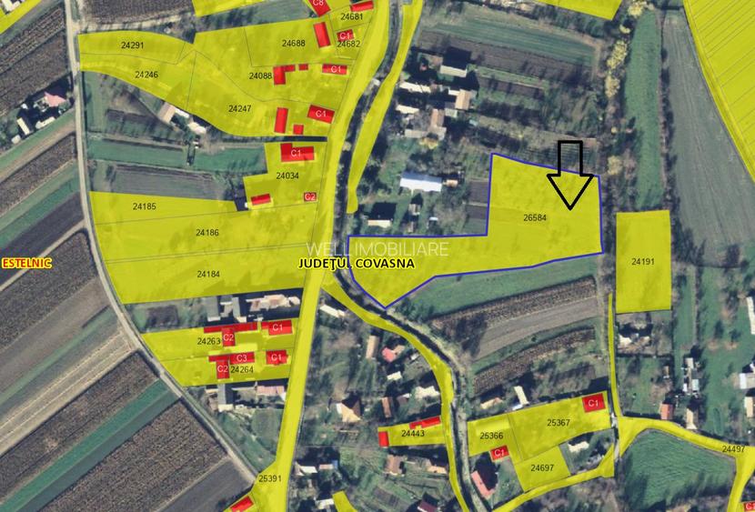De vânzare teren intravilan în Estelnic! - 2