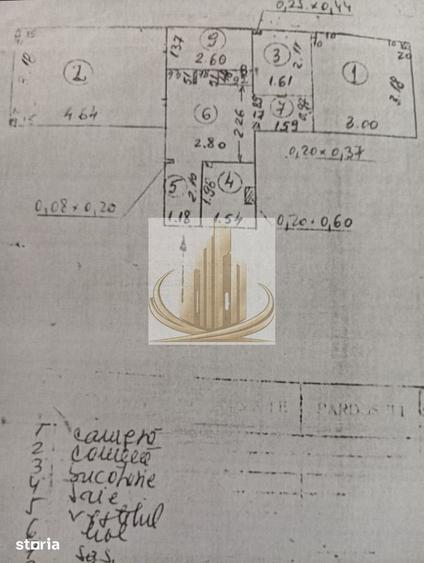 Apartament 2 camere decomandat, renovat