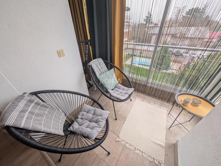 Studio 43mp | 0 comision | Otopeni Airport Residence | Piscina | ideal STR - 12