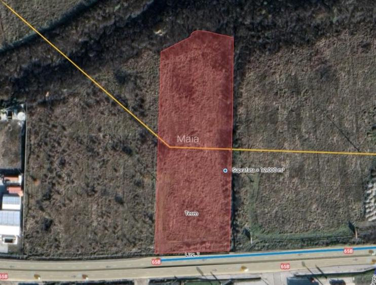 Teren in zona comerciala | Vama Pitesti |  S: 12.000 mp | Deschidere 65m | Autos - 5