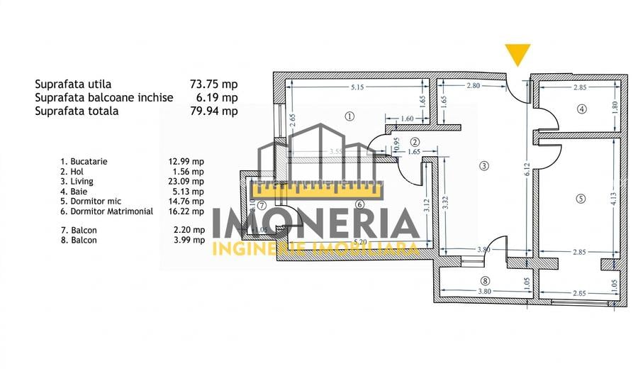 3 camere-0% comision-parcari-zona linistita-1.5 km Institut Oncologic Buc - 12