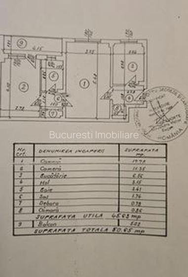 Apartament 2 Camere,Piata Iancului,bl.reabilitat,Amenajat,geam la baie,mobilat, - 9