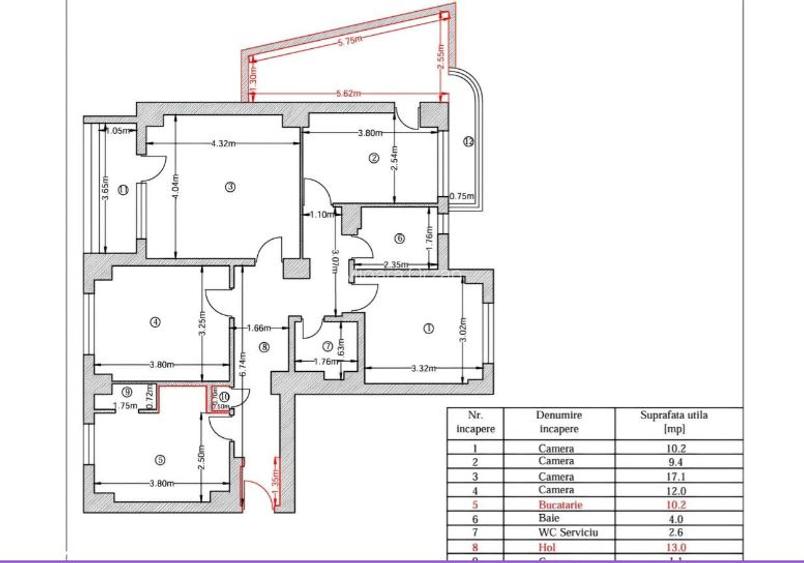 Dorobanti (stradal), reper  ASE, ap 4 camere, etaj 3/10, bloc 1980 - 2