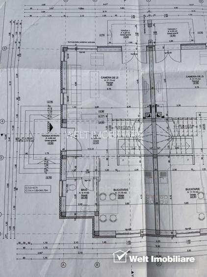 Duplex 120 mp, 200 mp teren, 3 dormitoare, zona de case, zona Florilor, Floresti - 12