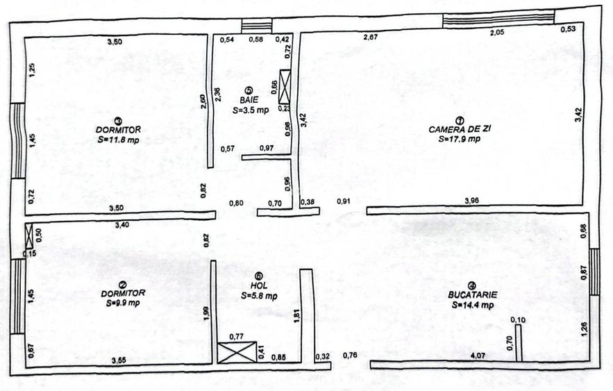 Apartament cu 3 camere la parter - pozitie excelenta - Zona Girocului - 3