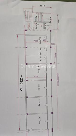 TITAN-FAUR, inchiriez birouri, 252mp, toate utilitatile, 9euro/mp - 5