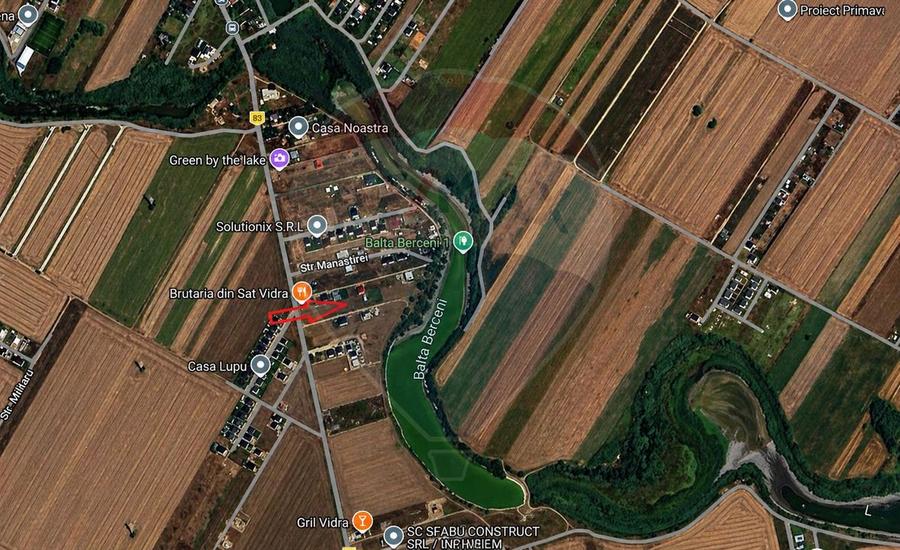 Vanzare teren intravilan 600mp, Berceni- Vidra