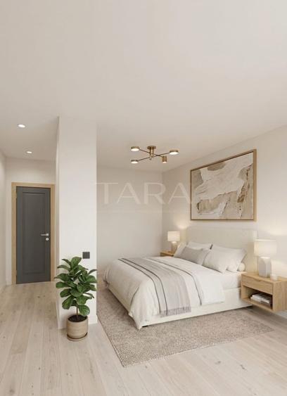 Apartament tip living si nișă de dormit, Baciu.
